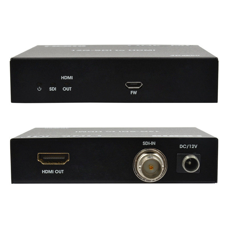12G 6G 3G SDI naar HDMI Video Converter Ondersteuning YUV4:22 max 120 m