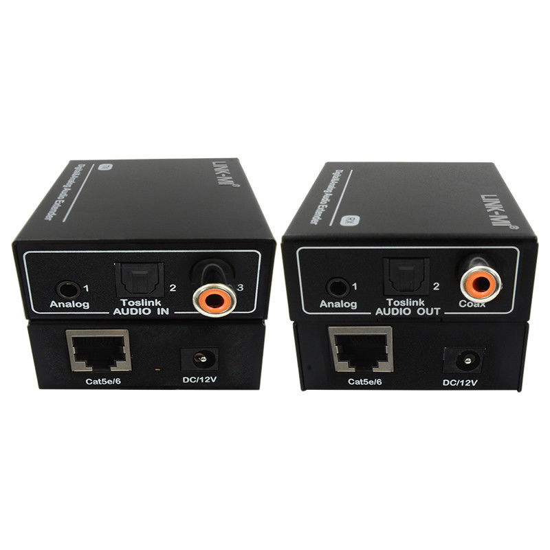 500m HDMI Audio Extractor Digitale analoge audio extender over Cat5e Over Cat5e/6 kabel