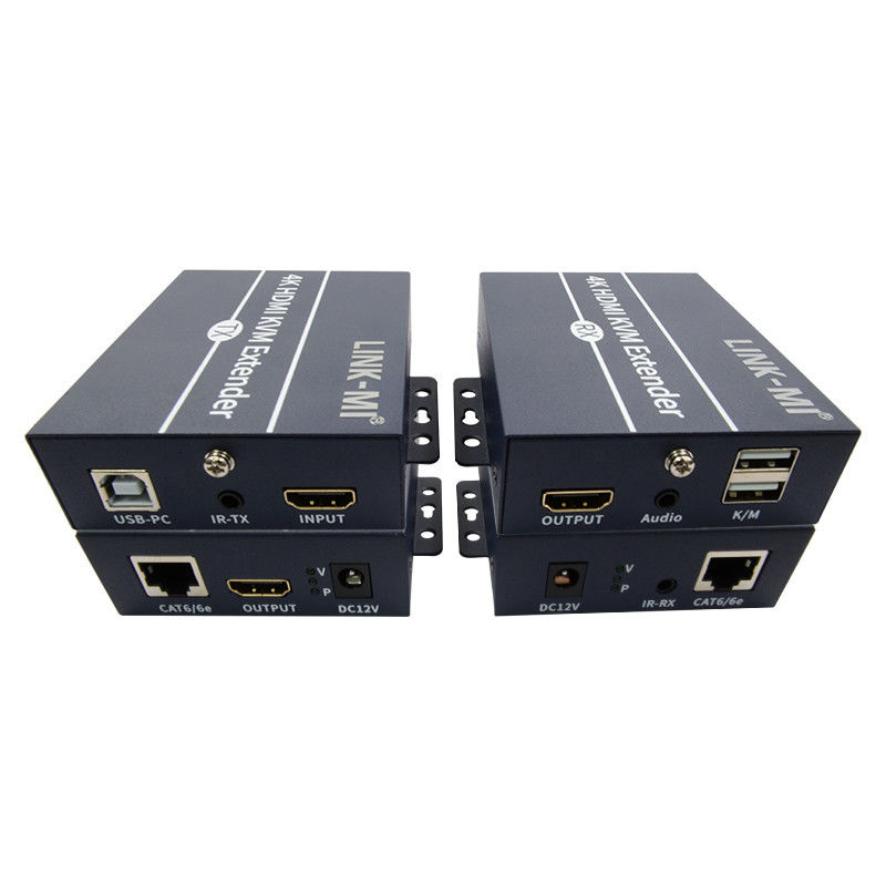 120m 4K KVM Extender HDMI over Cat 6 / Cat6e kabel voor toetsenbordmuis
