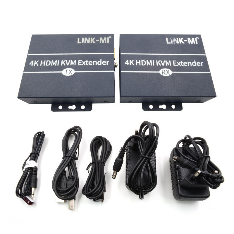 120m 4K KVM Extender HDMI over Cat 6 / Cat6e kabel voor toetsenbordmuis