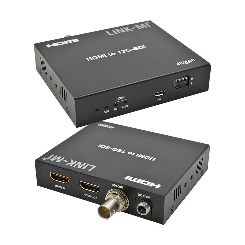 4K HDMI naar SDI-converter met Loop-out-ondersteuning 12G 4K@60Hz EDID Max 120m