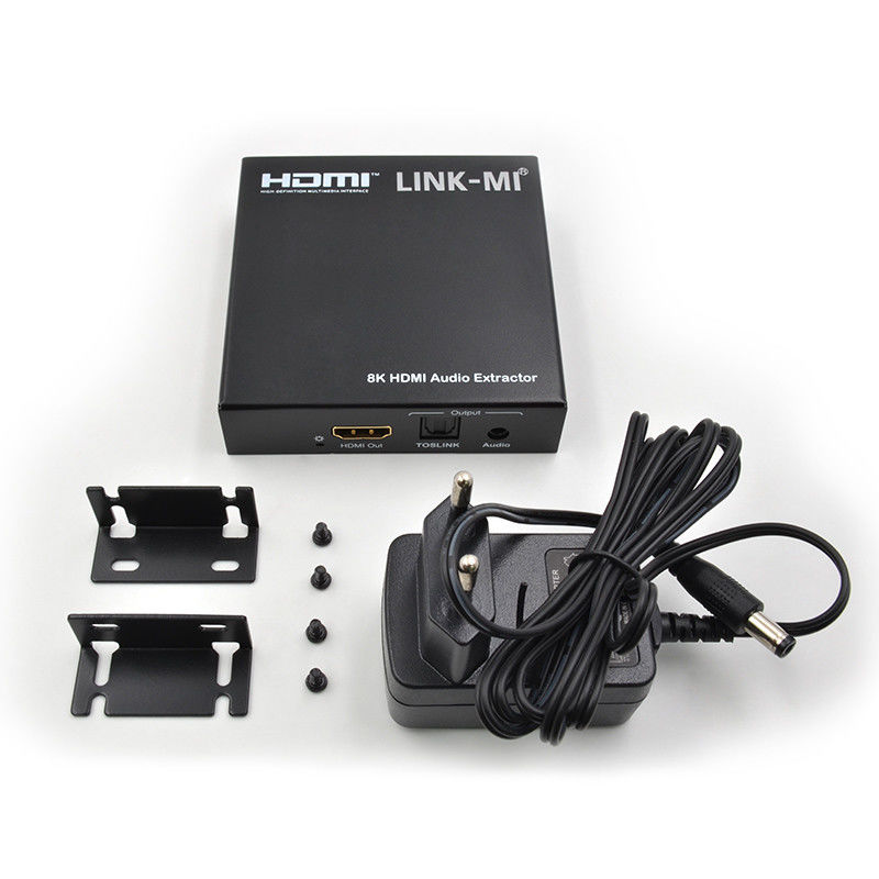 Audio Extractor HDMI 2.1 Audio Splitter 4k Ondersteuning 8K 60Hz YUV4:2:0 CEC
