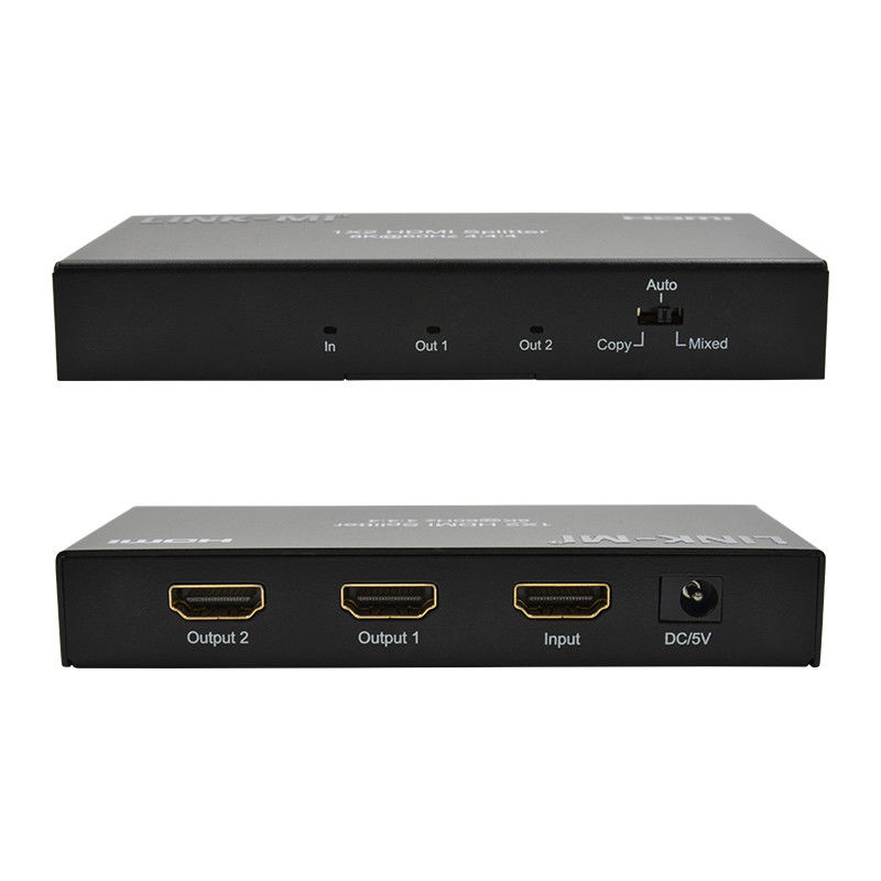 48 Gbps HDMI Splitter 8k 1x2 HDMI Extender Ondersteuning Downscaler HDR10 EDID HDCP2.2