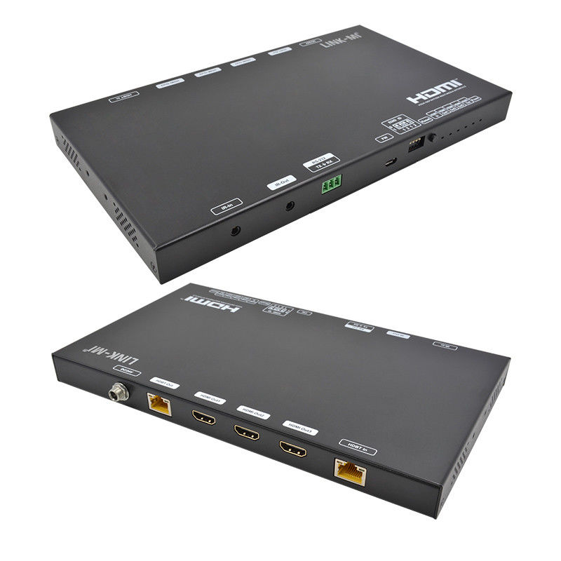 HDMI Extender 70M AV Over IP Met HDMI Loop Out IR RS232 Voor 4K60Hz Video Repeater