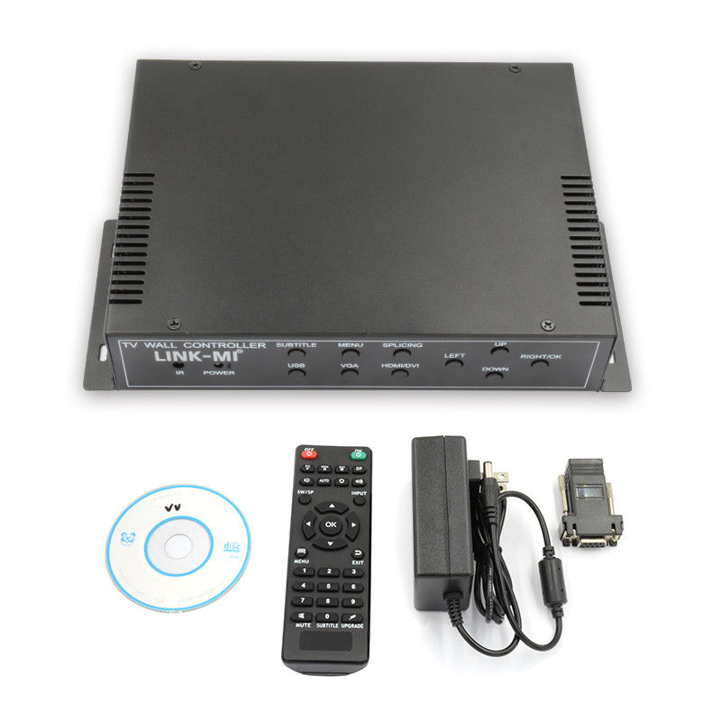 2X2 HDMI Video Wall Controller Ondersteuning 1X4 1X3 1X2 TV Splicing Box voor 4 schermen