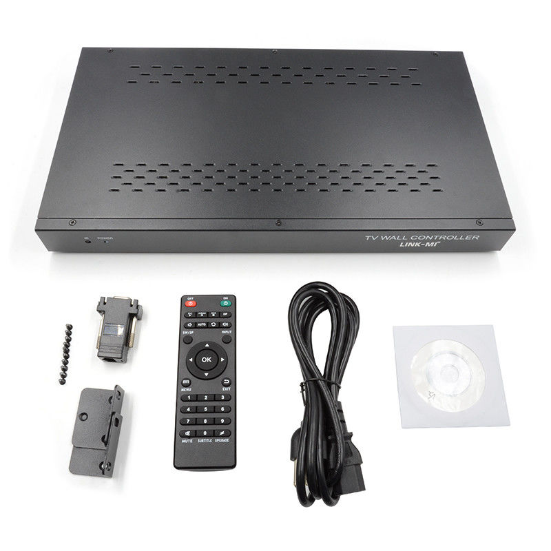 9 kanalen HDMI Video Wall Controller 3X3 Zoom ondertitels Multi Display Controller voor reclame
