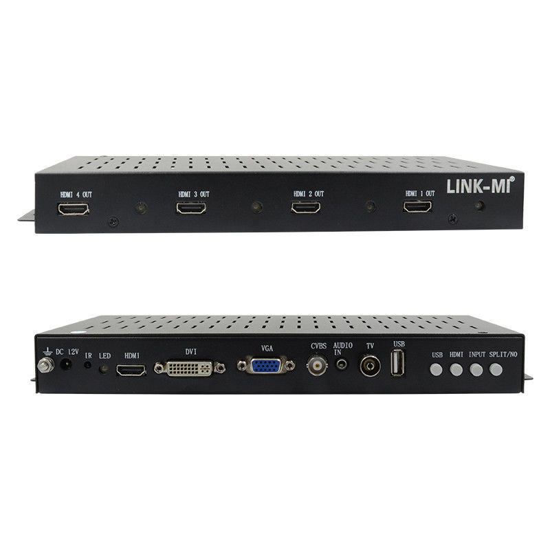 2X2 1X2 1X3 HDMI Video Wall Controller 1x4 1080P 90 graden rotatie voor portret display
