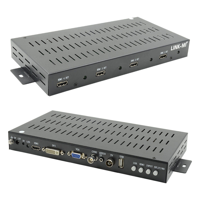 2X2 1X2 1X3 HDMI Video Wall Controller 1x4 1080P 90 graden rotatie voor portret display