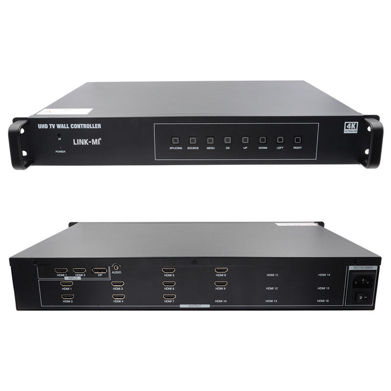3x3 Video Wall Processor 4K met beeldrotatie Roaming Window Controller 3x3 4k
