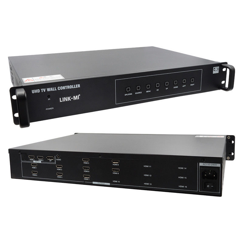 3x3 Video Wall Processor 4K met beeldrotatie Roaming Window Controller 3x3 4k