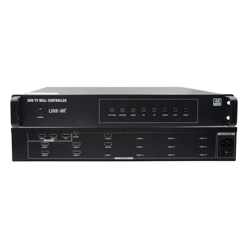 2X3 HDMI Video Wall Controller 4K 1x4 1X3 1X2 TV Wall Processor voor 6 schermen