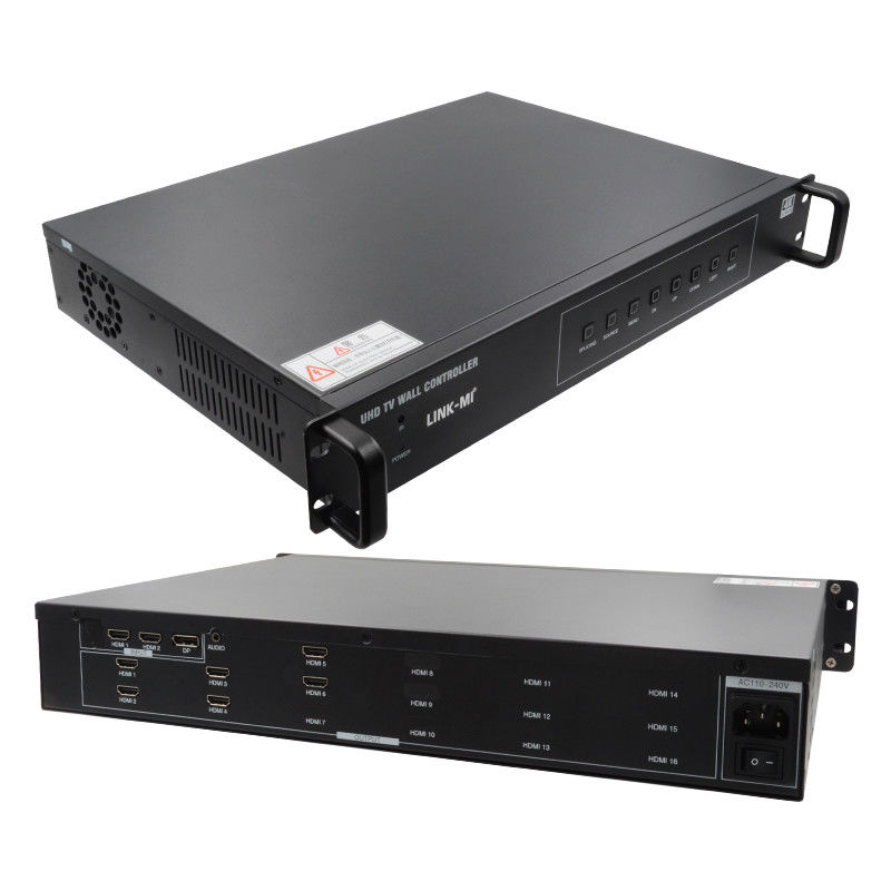 2X3 HDMI Video Wall Controller 4K 1x4 1X3 1X2 TV Wall Processor voor 6 schermen