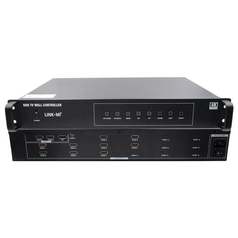 3x3 Video Wall Processor 4K met beeldrotatie Roaming Window Controller 3x3 4k