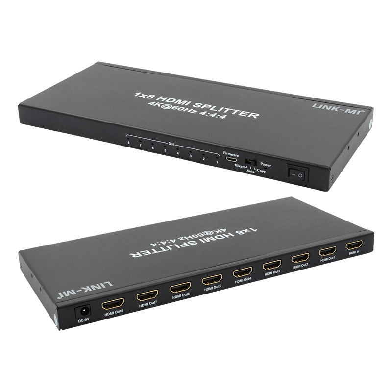 1/8 4K HDMI Splitter 1 In 8 Out 60Hz 3D 18G Video Audio Splitter voor 8 Displays