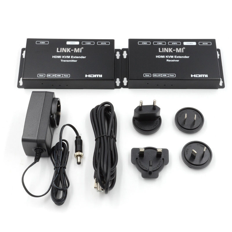 50M HDMI USB KVM Extender Up 50m 100m Ondersteuning Dual POC USB2.0