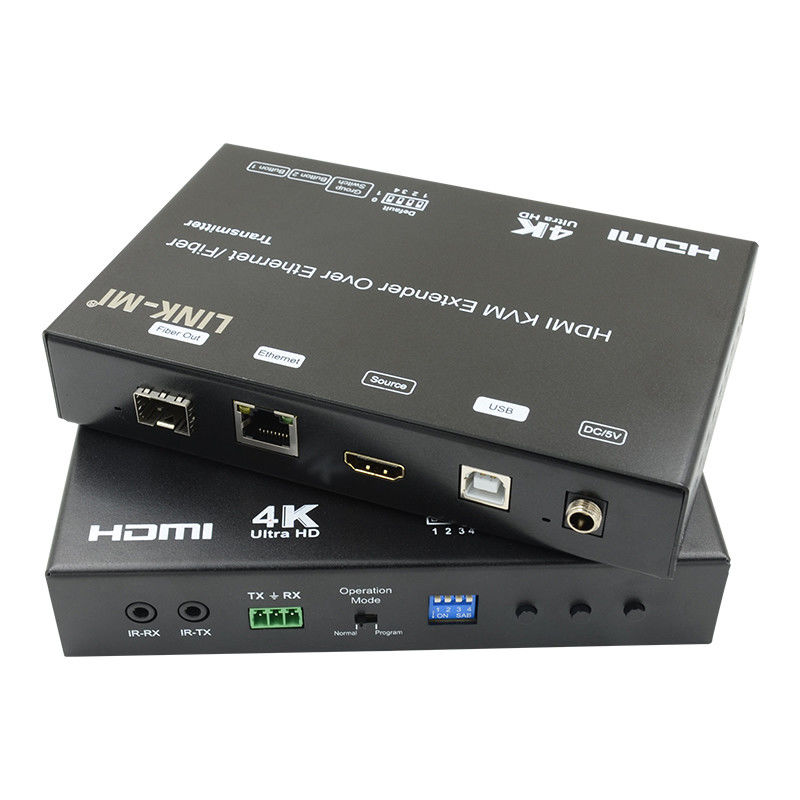 4K AV Over IP HDMI KVM Extender Ondersteuning Unicast Multicast Met USB RS232