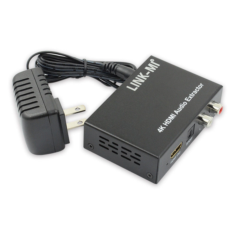2K 4K HDMI Audio Extractor Voor Apple TV Blu-Ray Speler Ondersteuning 3D EDID