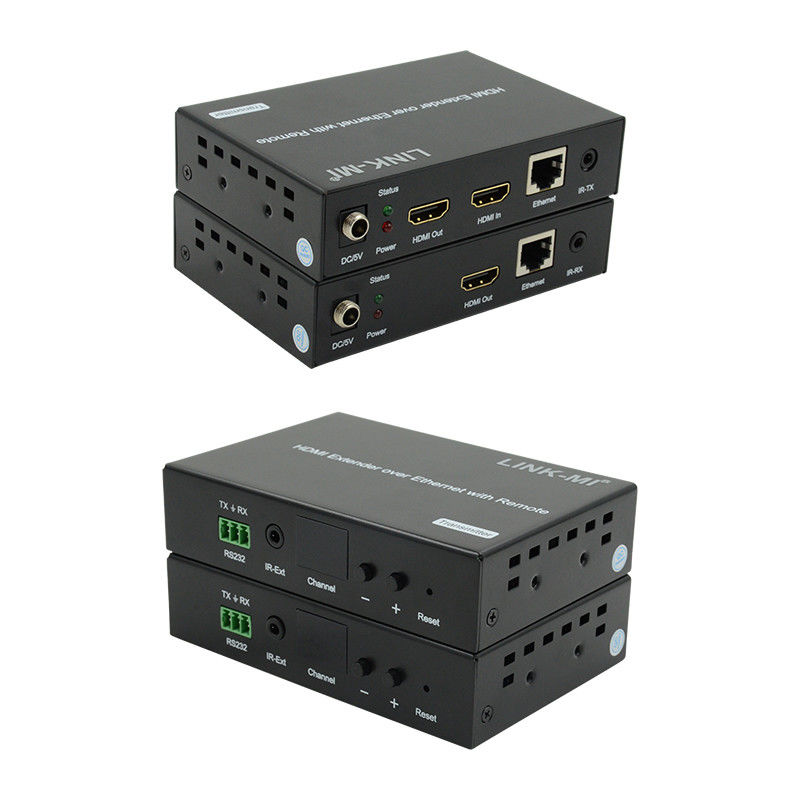 120M HDMI Extender Distribution Over IP Extender met LED Remote RS232 AV Over IP