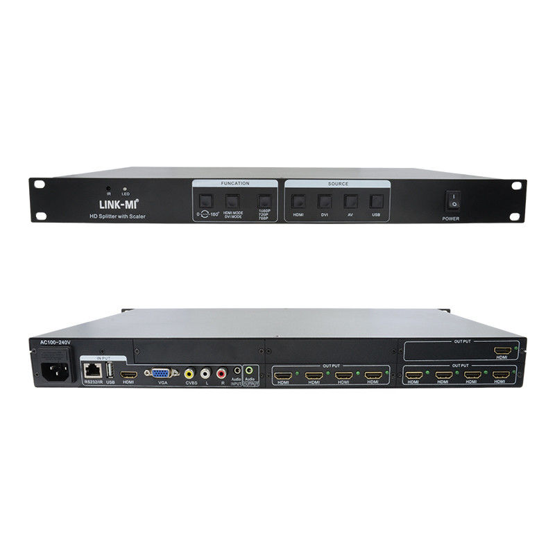 4x20 HDMI Splitter 4K met Scaler HDMI Audio Splitter 4k 4 tot 20 kanaal
