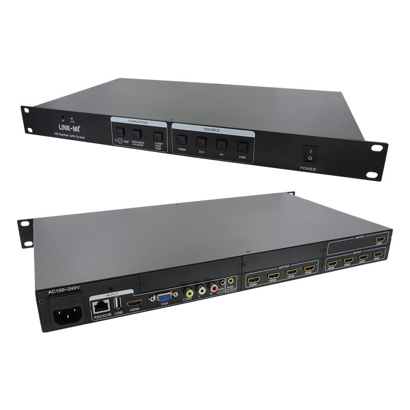 4x20 HDMI Splitter 4K met Scaler HDMI Audio Splitter 4k 4 tot 20 kanaal