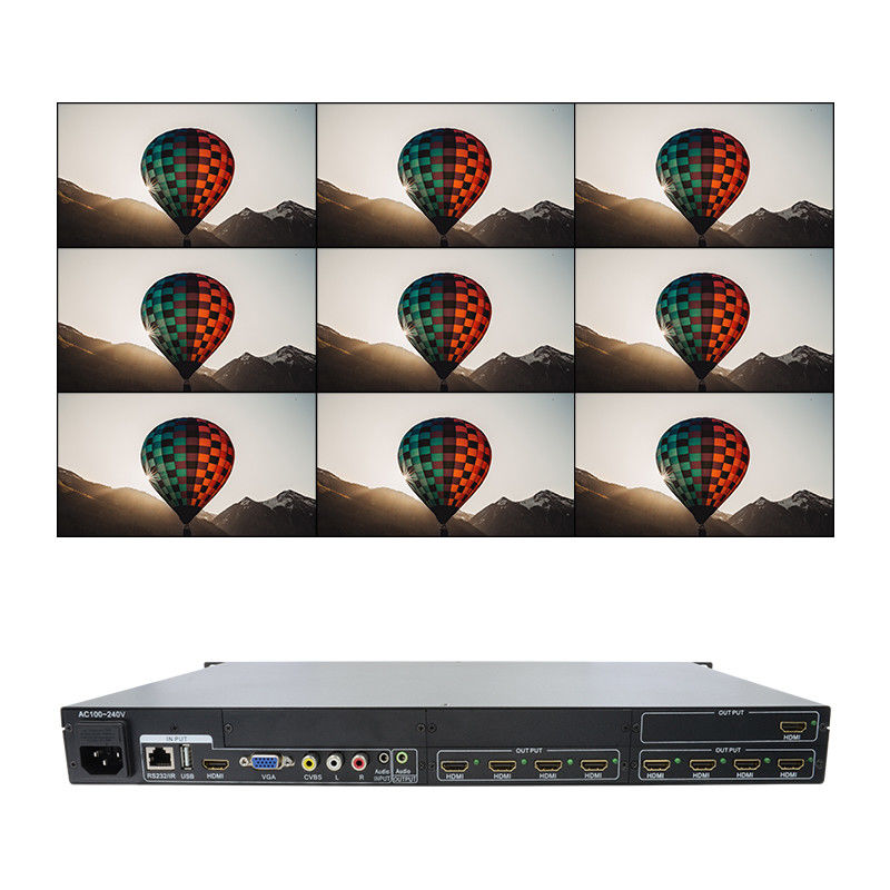 4x20 HDMI Splitter 4K met Scaler HDMI Audio Splitter 4k 4 tot 20 kanaal