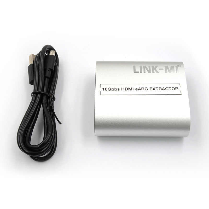 18 Gbps HDMI Extractor Extractor 4K@60Hz CEC EDID HDMI EARC Audio Extractor Converter