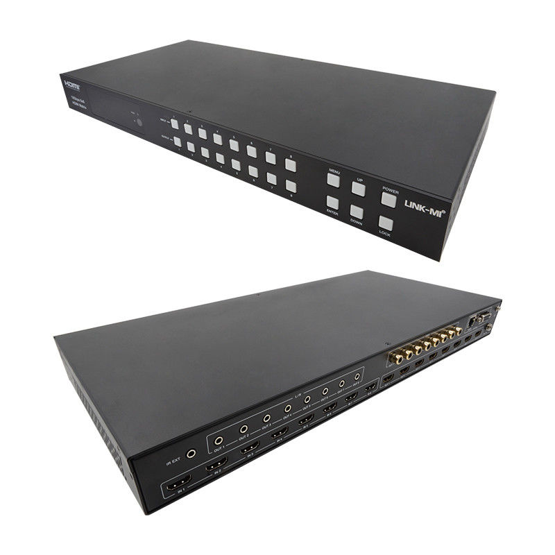 18Gbps 8x8 Matrix Switcher met ARC-functie Ondersteuning 4K2K 60Hz YUV 4:4:4