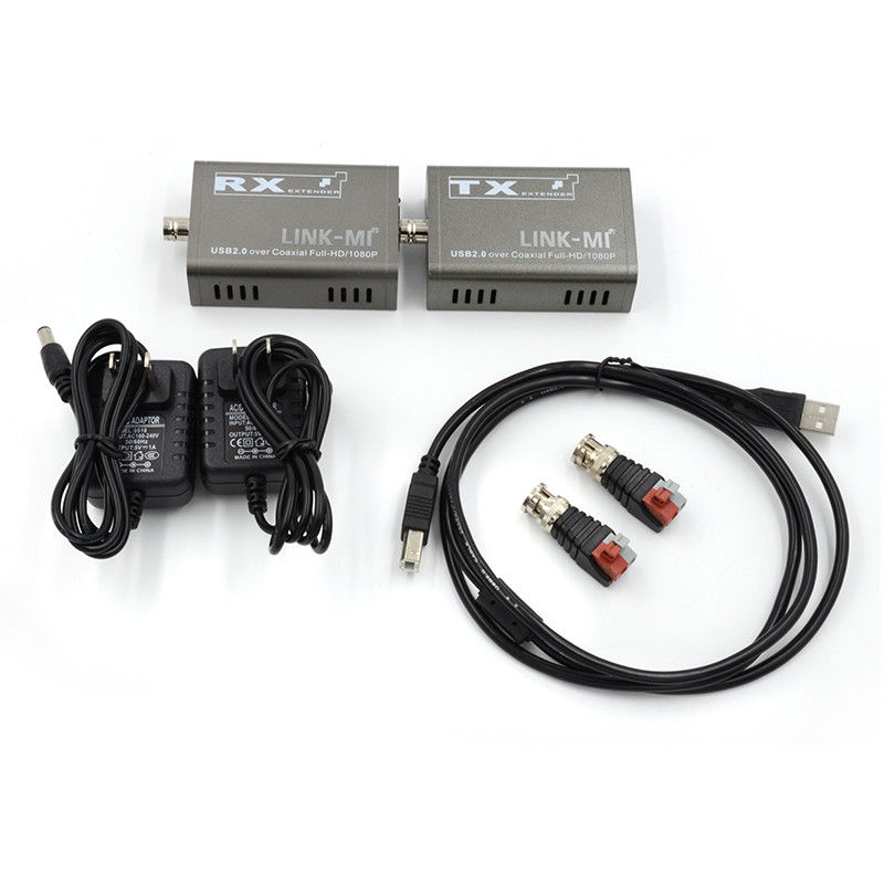 50M KVM Extender Voor Camera 1080P USB Extender Over Coaxial Cable Kvm Over Fiber