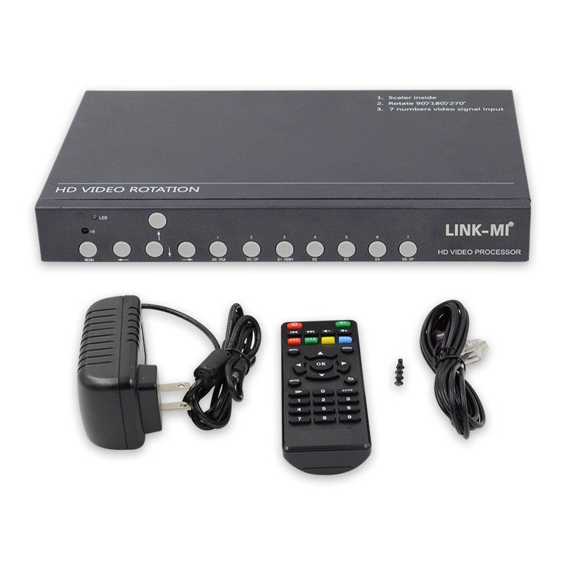 12V HDMI Video Wand Controller Video Rotator 90 180 270 Grade HD Video Upscaling Rotary Switch
