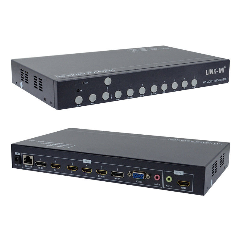 12V HDMI Video Wand Controller Video Rotator 90 180 270 Grade HD Video Upscaling Rotary Switch