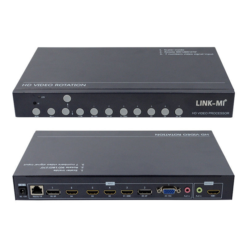 12V HDMI Video Wand Controller Video Rotator 90 180 270 Grade HD Video Upscaling Rotary Switch