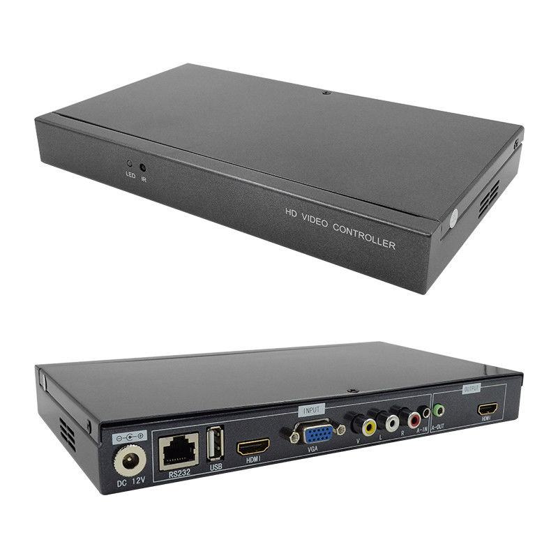 Character Superimposer HDMI Video Wall Controller Ondertitel Adder 4 In 1 Out HD Video Processor