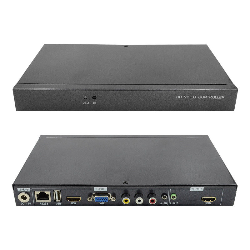Character Superimposer HDMI Video Wall Controller Ondertitel Adder 4 In 1 Out HD Video Processor