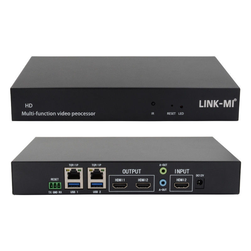 Meerdere talen RS232 HDMI Video Wall Controller HD Caption Adder HDMI Video Processor