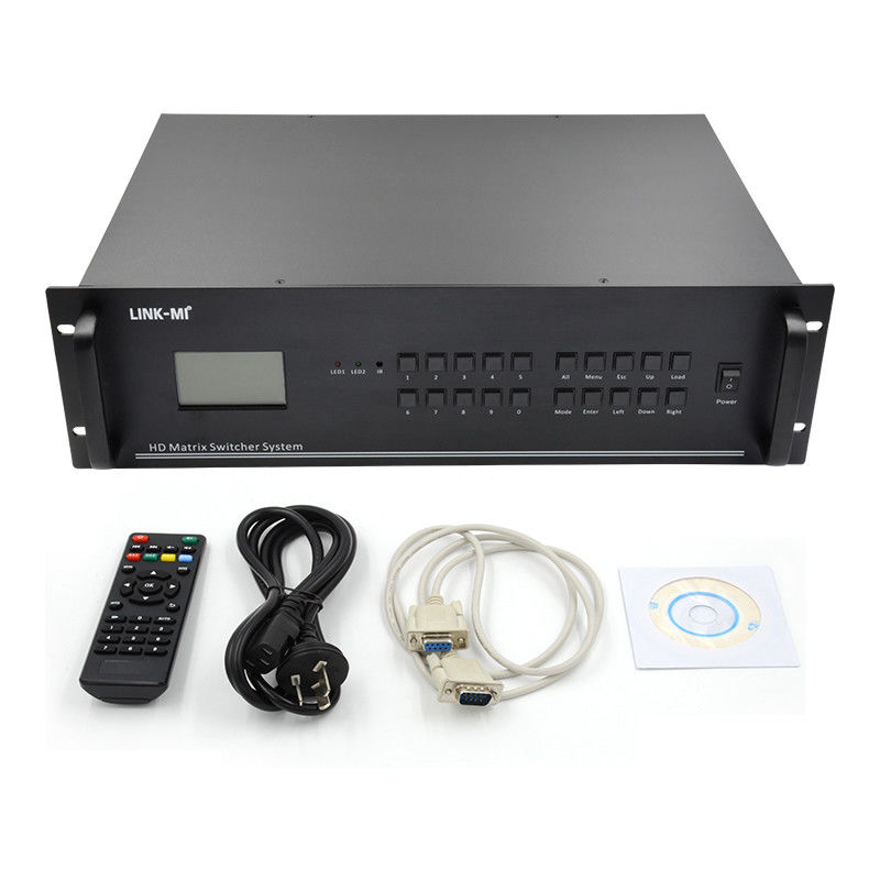 16 In 16 Out HDMI Matrix Switch 4K 16X16 Video Matrix Ondersteuning VGA DVI SDI Signal Input