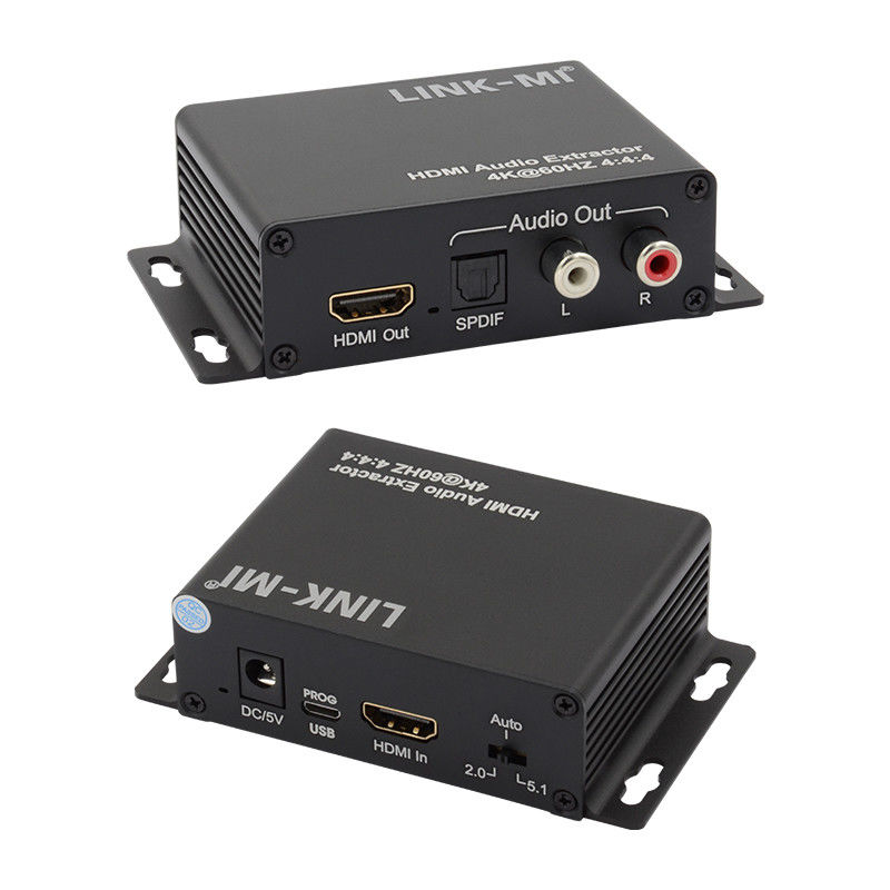 18Gbps 4K 1080P HDMI Audio Extractor Ondersteuning EDID 3D Voor Apple TV-satellietontvangers