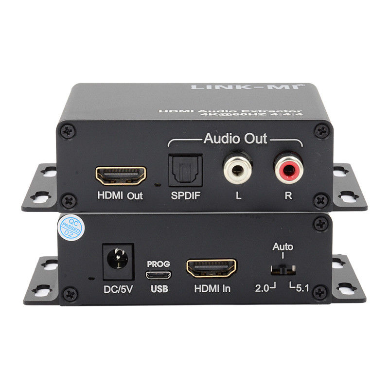 18Gbps 4K 1080P HDMI Audio Extractor Ondersteuning EDID 3D Voor Apple TV-satellietontvangers