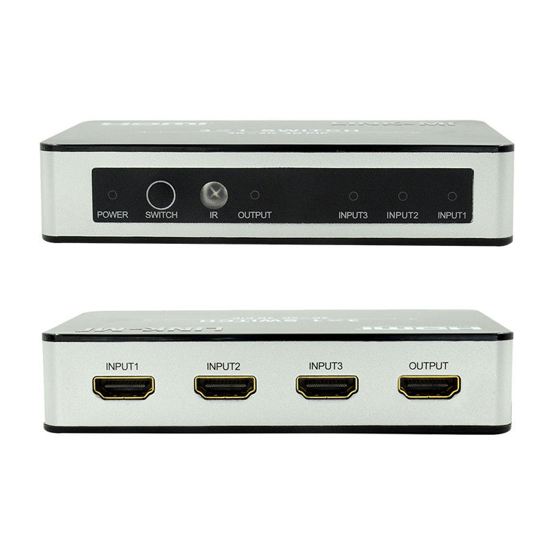 4K2K HDMI Switch 3x1 HDMI Splitter 5V 1A Ondersteuning PIP 3D 3 tot 1 Video Switch