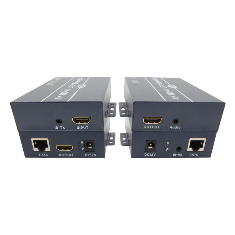 120m 4K HDMI Extender over Cat6 Cat6e kabel met HDMI Loop Out IR Control