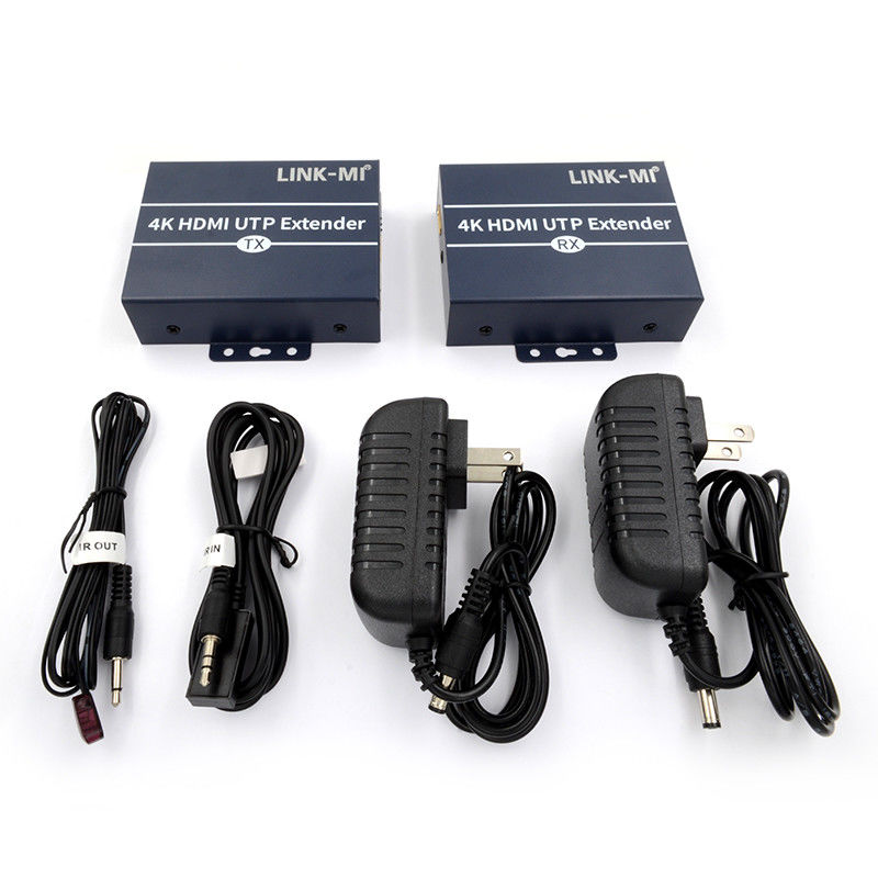 120m 4K HDMI Extender over Cat6 Cat6e kabel met HDMI Loop Out IR Control