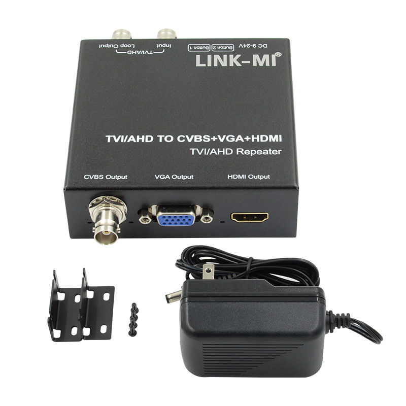 720P 60Hz AHD naar HDMI Converter TVI CVI naar HDMI CVBS VGA Video Converter