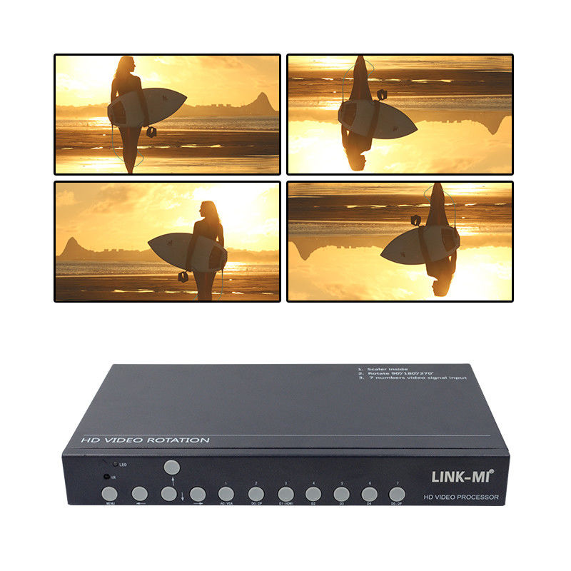 12V HDMI Video Wand Controller Video Rotator 90 180 270 Grade HD Video Upscaling Rotary Switch