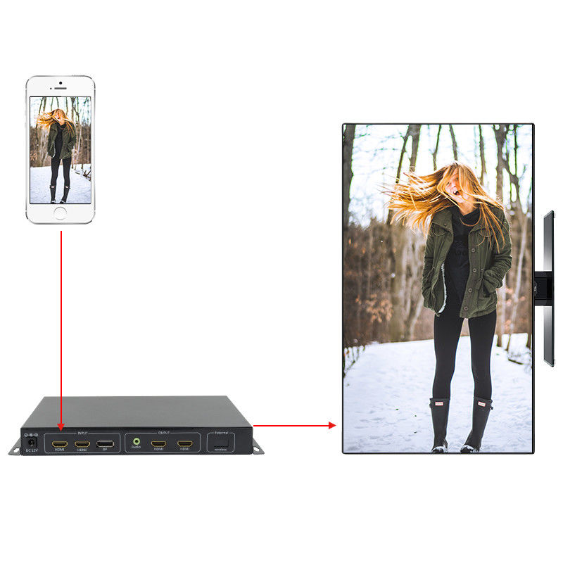 Telefoonspiegel Cast 4k Video Wandprocessor Video Rotator 90 180 270 Graden Rotatie
