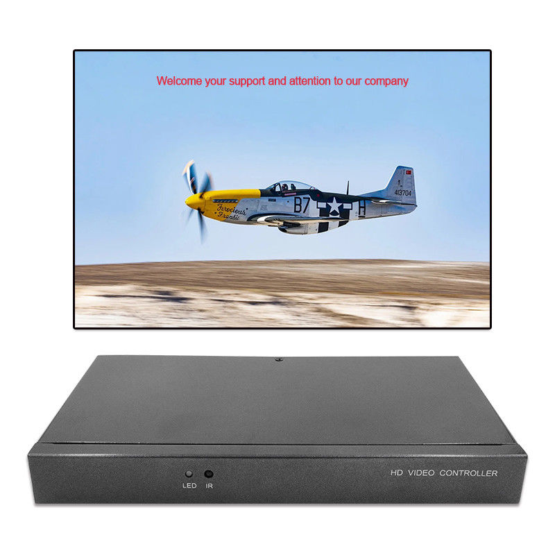 Character Superimposer HDMI Video Wall Controller Ondertitel Adder 4 In 1 Out HD Video Processor