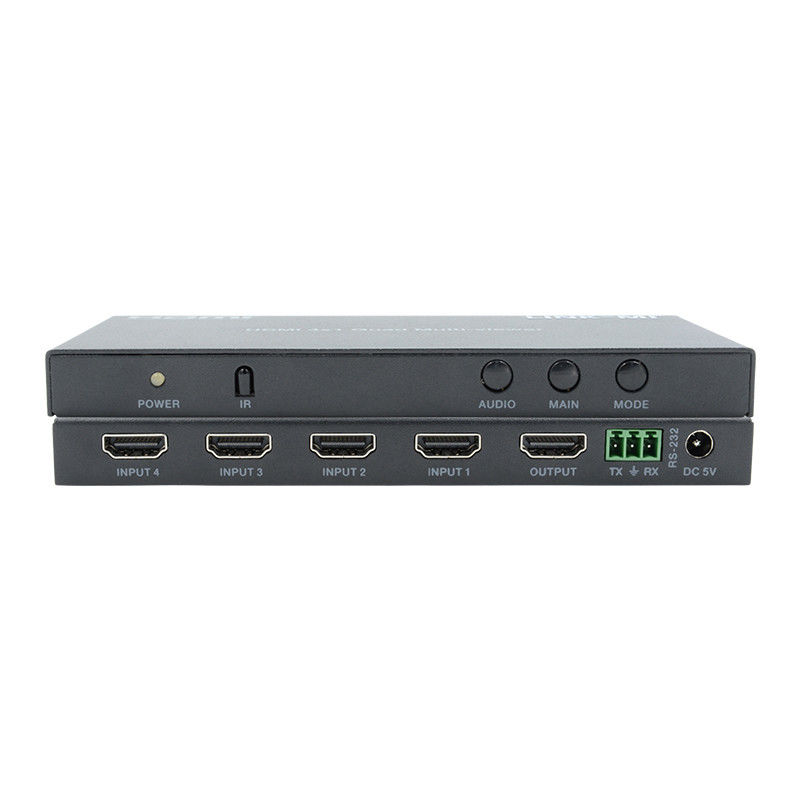 High Performance HDMI 4x1 Quad Multi Viewer HDMI 1.4b HDCP 1.4 En DVI Compatibel
