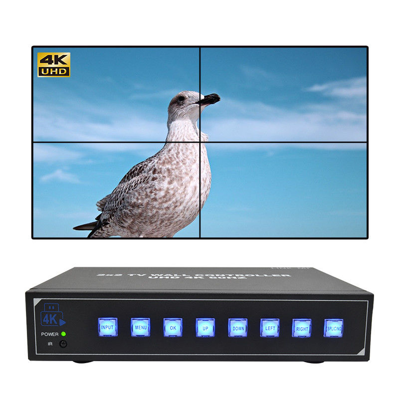 1X4 1X3 1X2 2X1 3X1 4X1 UHD TV Wall Processor voor max. 3840x2160 60Hz Input Resolution