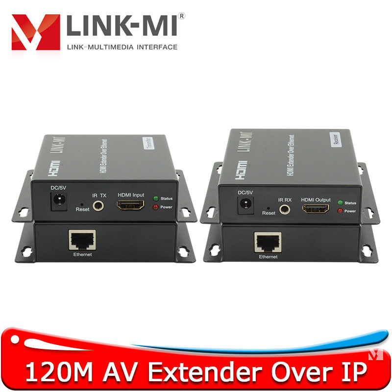 120M AV Over IP H.264 Encoder voor betrouwbare audio- en videotransmissie via TCP/IP met 1x HDBT-invoer